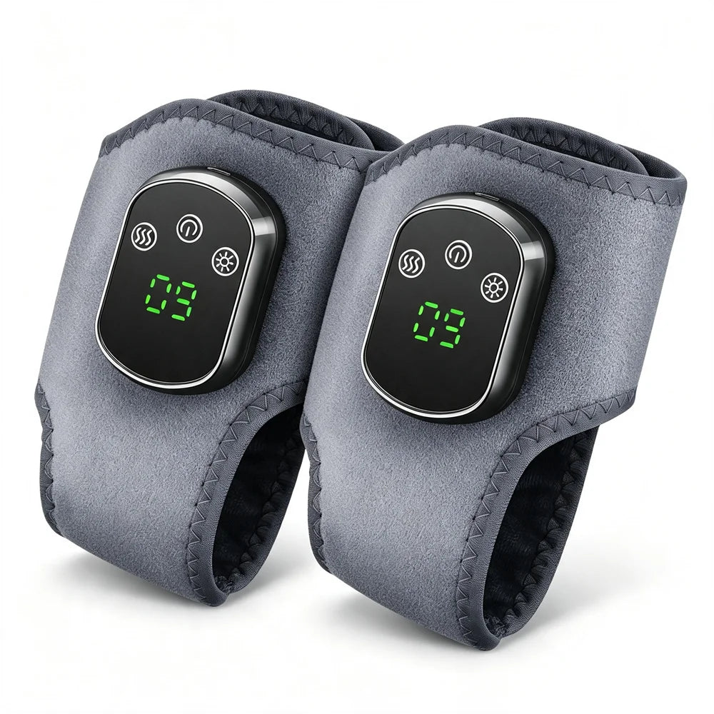 PASTSKY Red Light Ankle Brace With Heat And Vibration Therapy