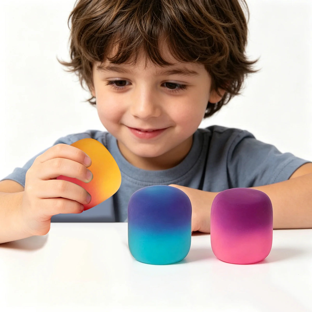 Soft Marshmallow Squishy Fidget Ball Stress Relief Sensory Toy