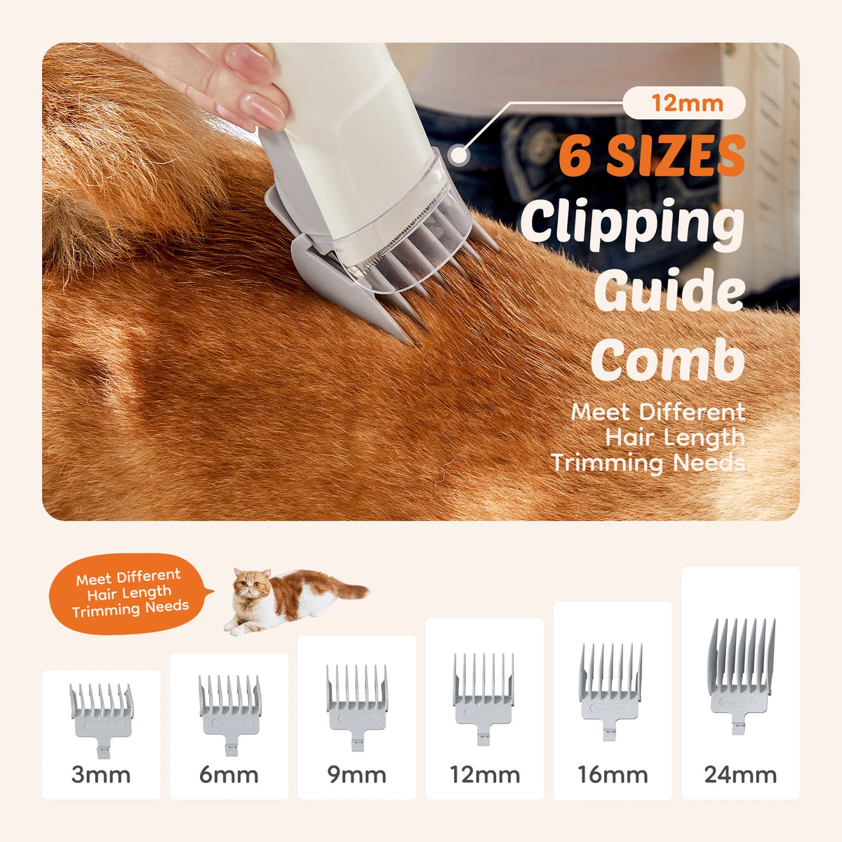 JHK Professional Pet Grooming Vacuum Kit With Cordless Clippers