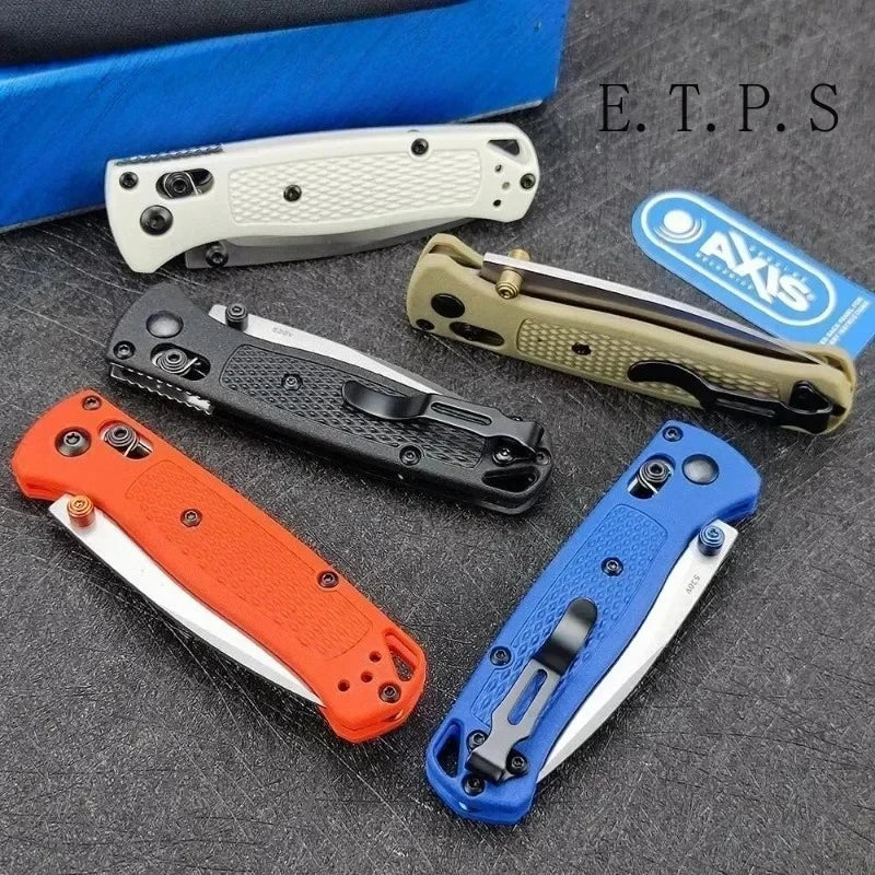 BM 533-3 Bugout Folding Knife With Axis Lock For Camping