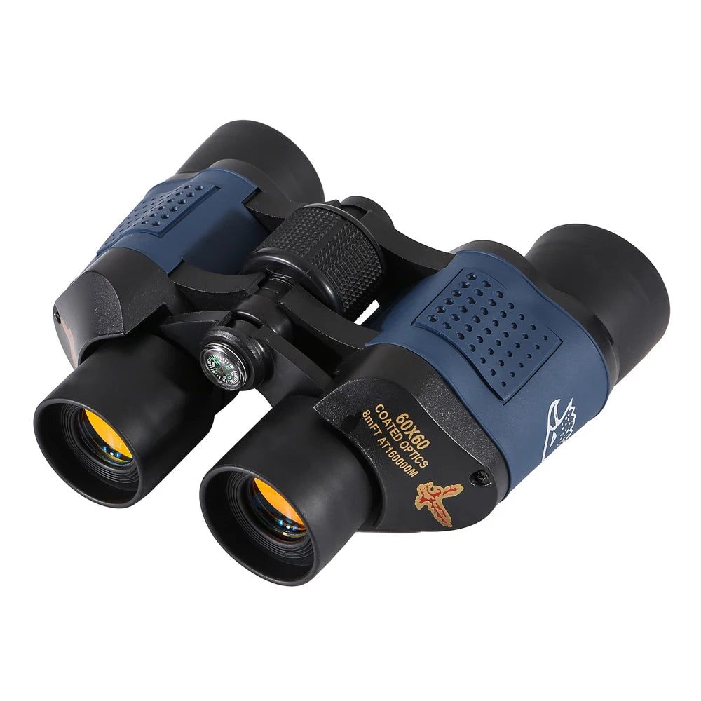 60x60 Binoculars High Clarity 3000M Powerful Optical Lens Bak4 Prism Night Vision Telescope Outdoor Hunting Sports Camping Gear