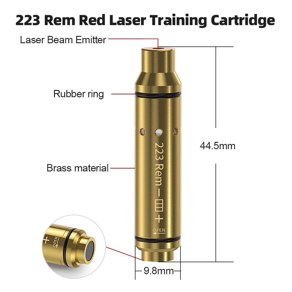 223Rem Dry Fire Training Kit – Type-C, Instant Feedback, Adjustable, Safe for Home.