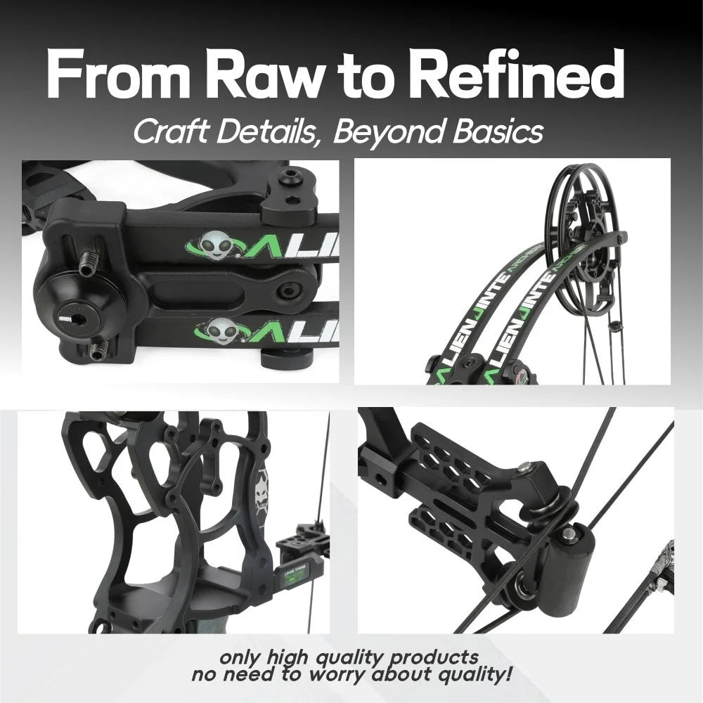Adjustable Compound Bow Archery Set For Hunting And Target Shooting