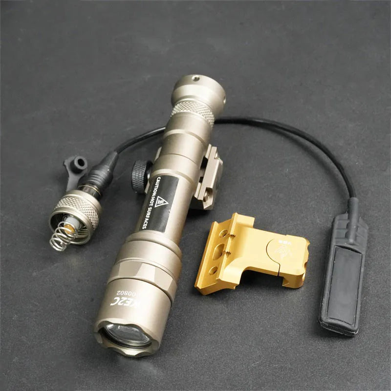 SF M600B M600C Tactical M600 M300 Surefi Flashlight M-system/20MM Rail Install Gun Light Airsoft Hunting Gear Lamp Set