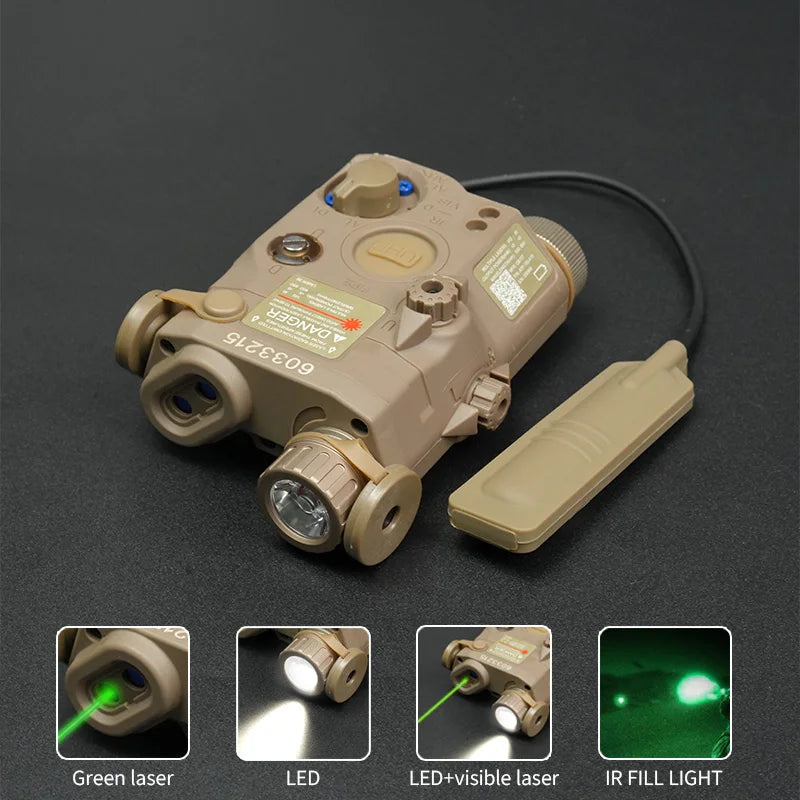 Tactical PEQ15 Green Red Laser Airsoft PEQ-15 IR Laser OR IR Fill Light Version Aiming Pointer IR Laser Flashlight
