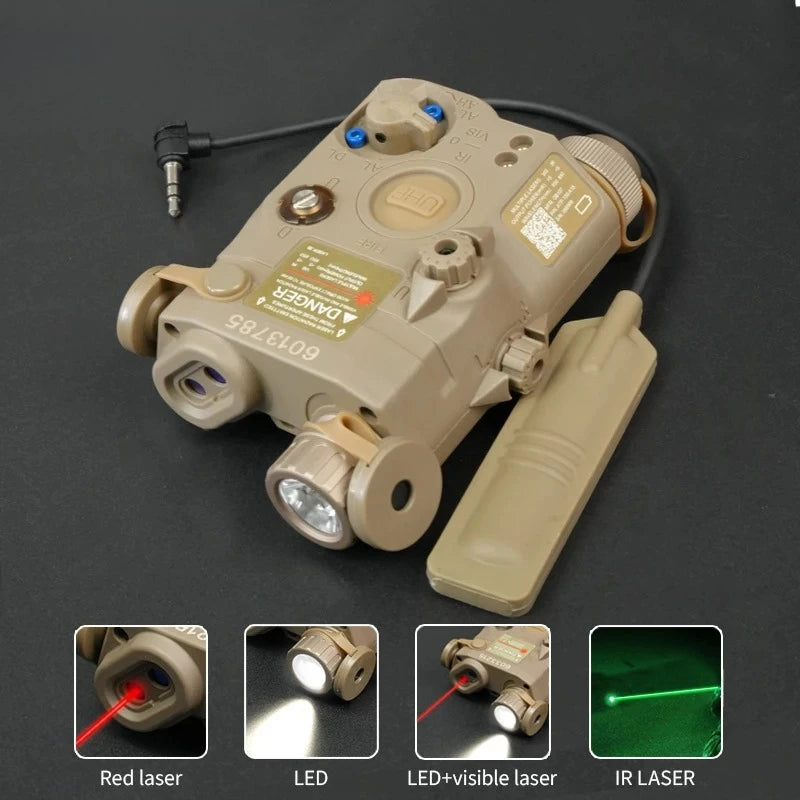 Tactical PEQ15 Green Red Laser Airsoft PEQ-15 IR Laser OR IR Fill Light Version Aiming Pointer IR Laser Flashlight