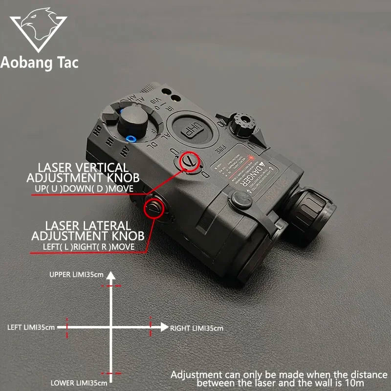 Tactical PEQ15 Green Red Laser Airsoft PEQ-15 IR Laser OR IR Fill Light Version Aiming Pointer IR Laser Flashlight
