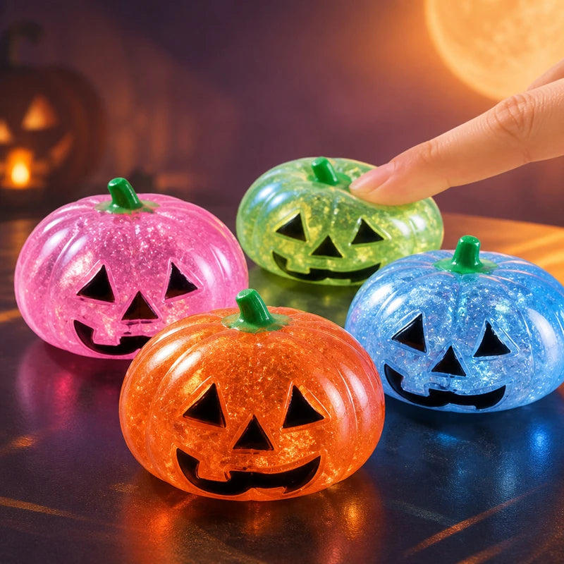 Halloween Pumpkin Squishy Toy Slow Rebound Stress Relief Ball Fidget