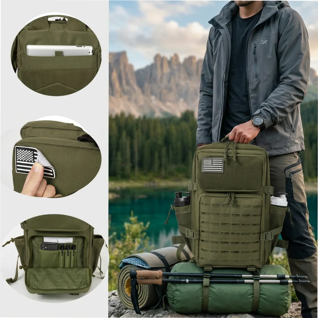 ReFire Gear Tactical Hunting Backpack With MOLLE Webbing System
