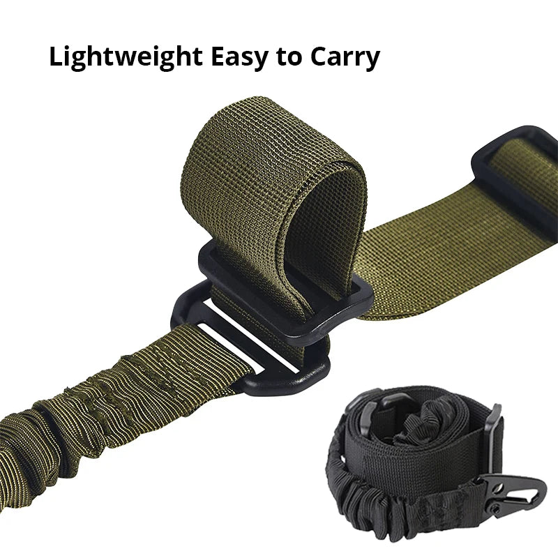 Tactical Two Point Bungee Rifle Sling Shoulder Strap for Hunting