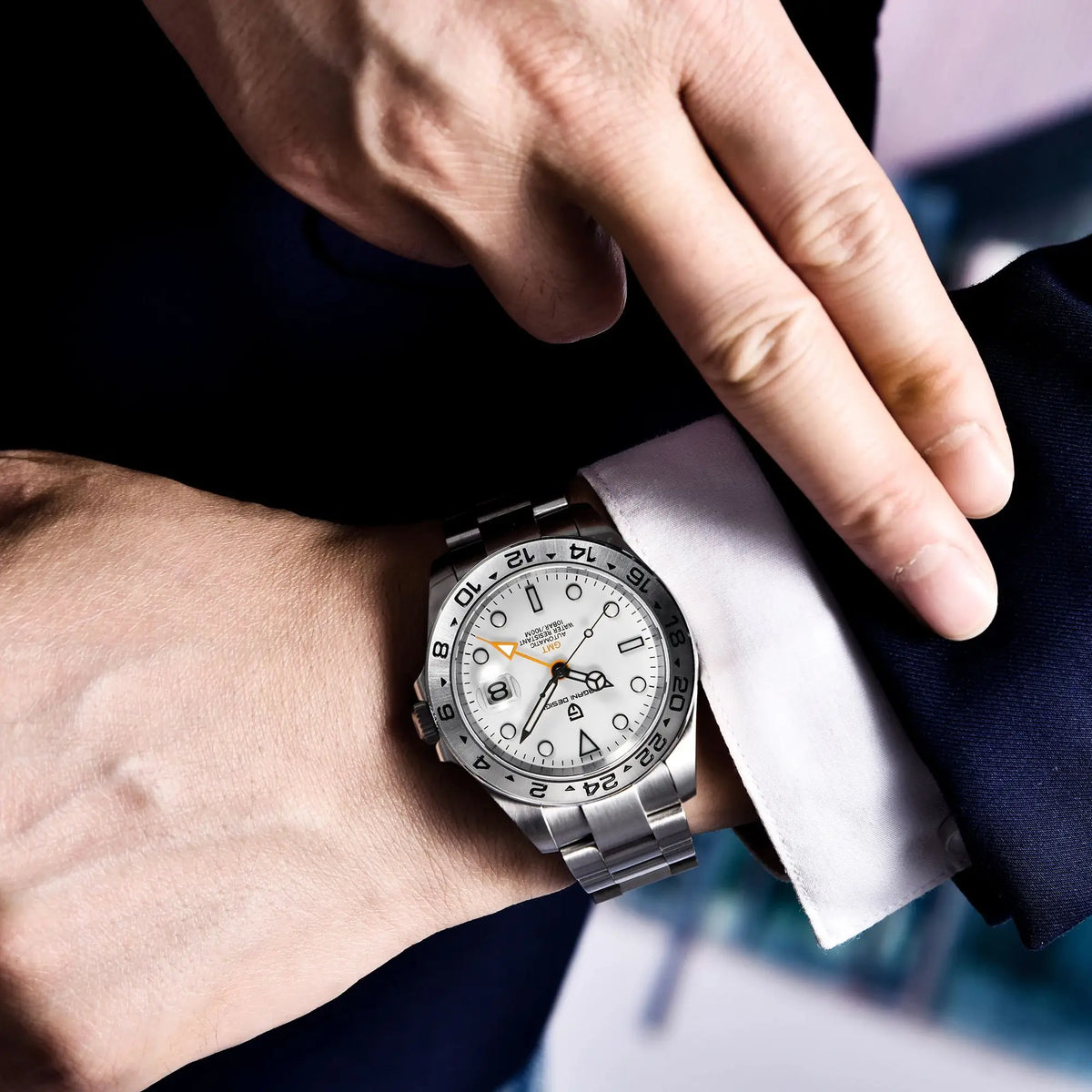 PAGANI DESIGN Automatic GMT Men's Watch With Sapphire Crystal