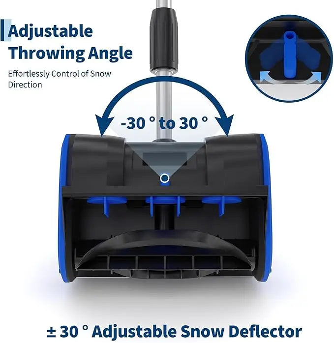 Electric Snow Blower With Brushless Motor For Driveway Clearing