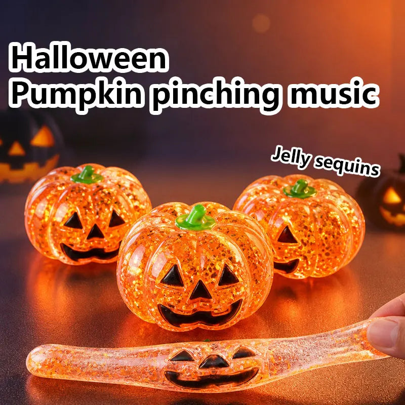 Halloween Pumpkin Squishy Toy Slow Rebound Stress Relief Ball Fidget