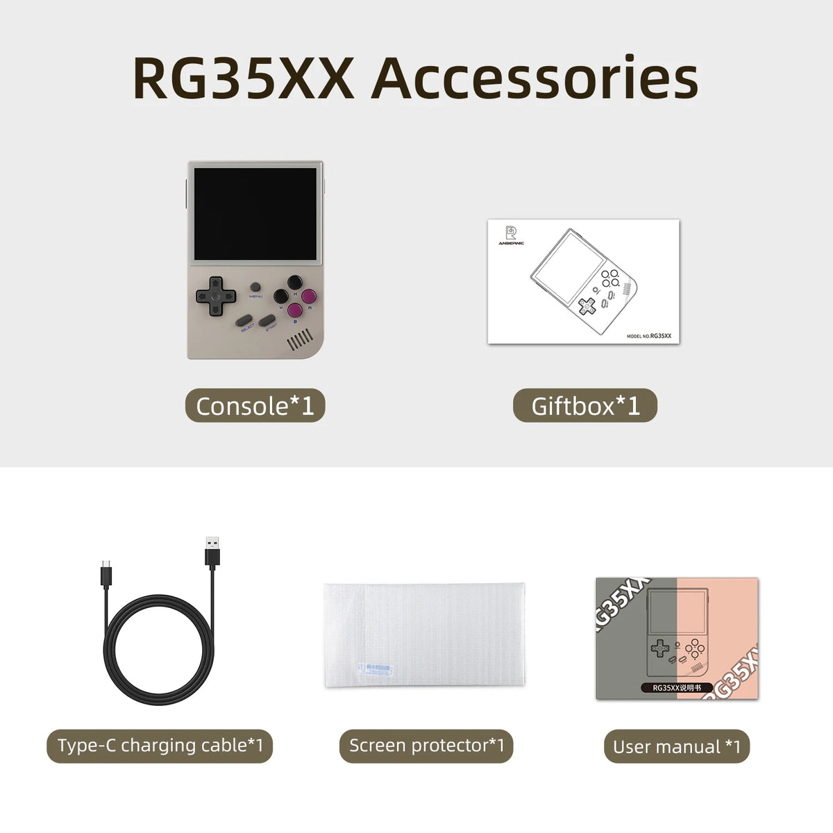 Anbernic RG35XX Retro Handheld Game Player With Preloaded Classics