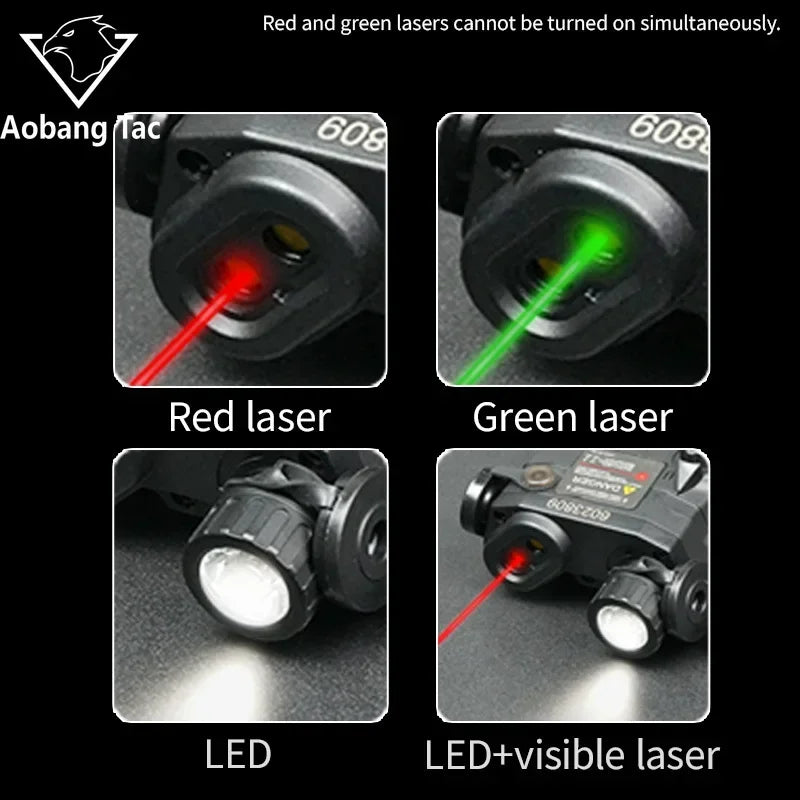 Tactical PEQ15 Green Red Laser Airsoft PEQ-15 IR Laser OR IR Fill Light Version Aiming Pointer IR Laser Flashlight