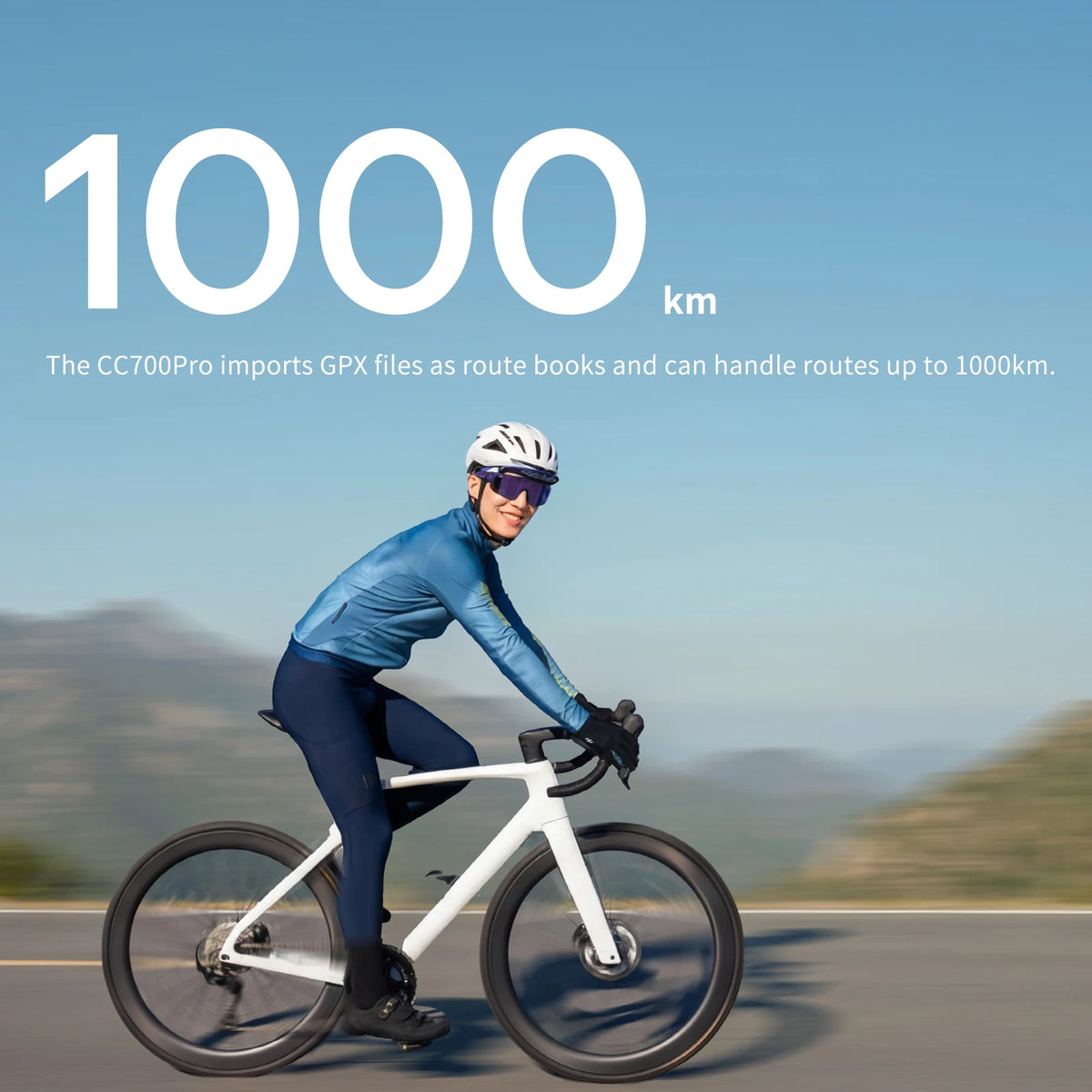GEOID CC700 Pro GPS Bicycle Computer With Touchscreen Navigation