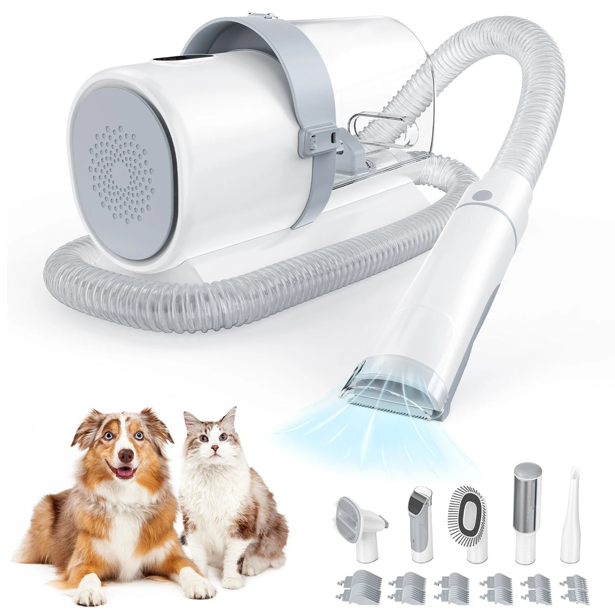 JHK Professional Pet Grooming Vacuum Kit With Cordless Clippers