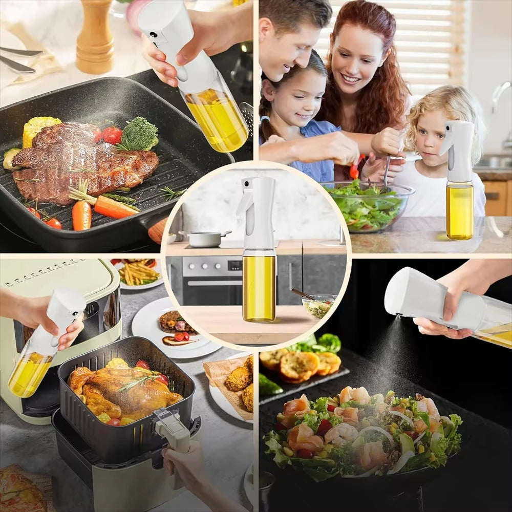 Oil Spray for Cooking - Olive Oil Dispenser Bottle Sprayer Mist-Reusable Food Grade Oil Vinegar,Spray Bottle Kitchen Accessories