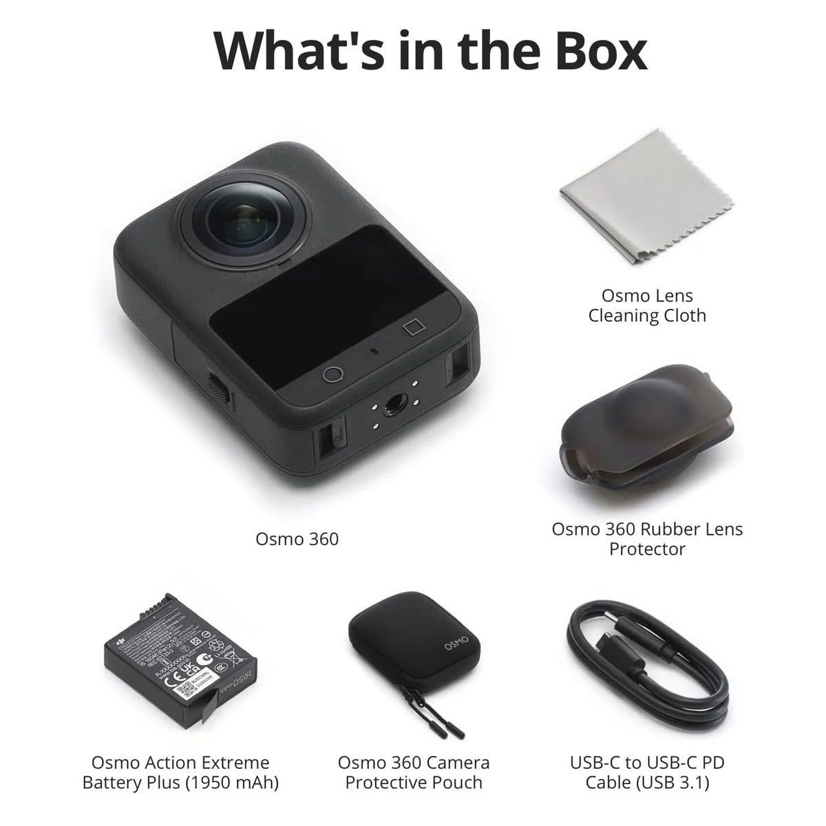 DJI Osmo 360 Camera With 8K Video And 120MP Photos