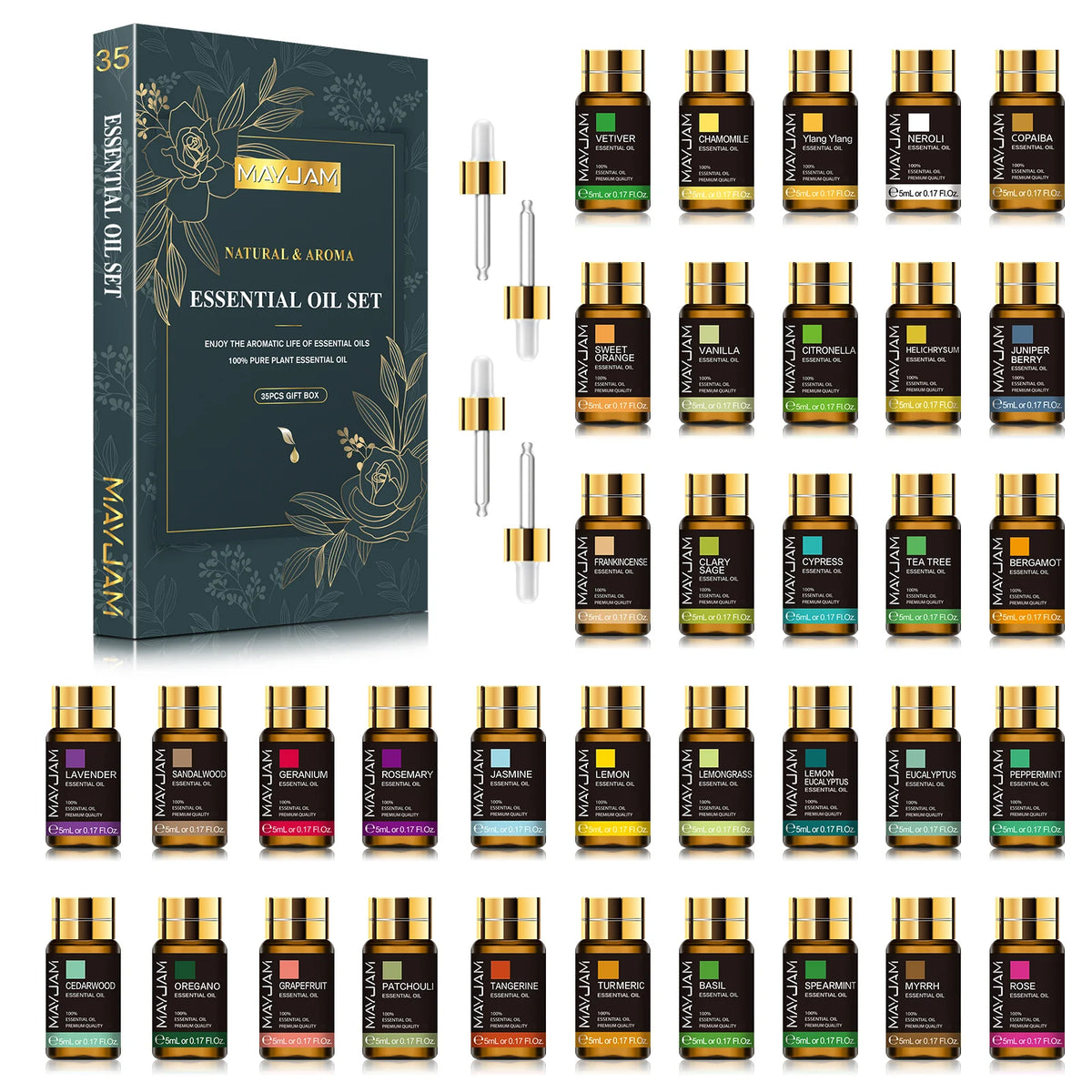 MAYJAM Essential Oils for Diffusers, Humidifiers, and Home Fragrance