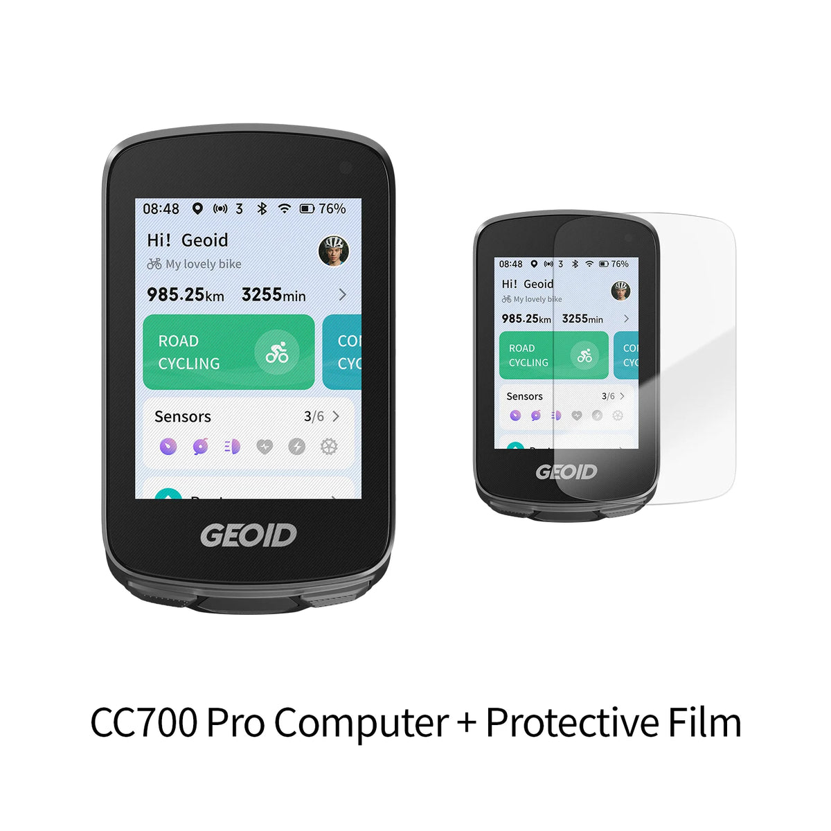 GEOID CC700 Pro GPS Bicycle Computer With Touchscreen Navigation