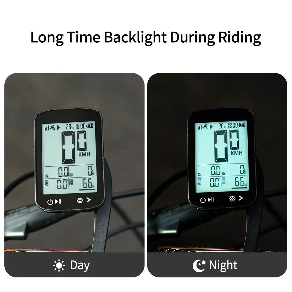Bikevee Rechargeable Wireless Cycling Computer With Auto Backlight