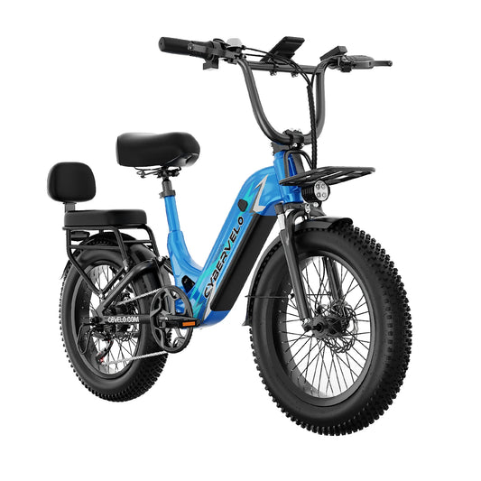 Cybervelo 1500W 7 Speed Electric Bike With Durable 20Ah Battery