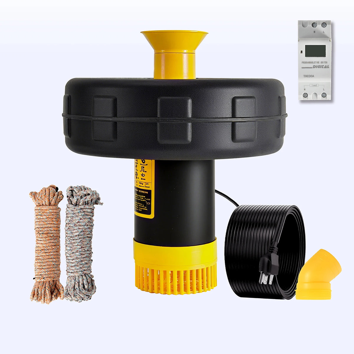 Yanaso Pond Fountain Aerator Pump With Timer And Dual Patterns