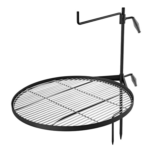 Heavy Duty Swivel Campfire Grill Portable Adjustable Outdoor Cooking Grate