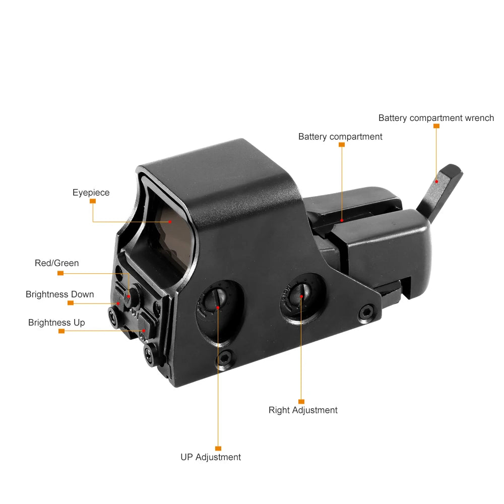 Bestsight 551 Red Green Dot Holographic Sight Scope For Hunting Rifle