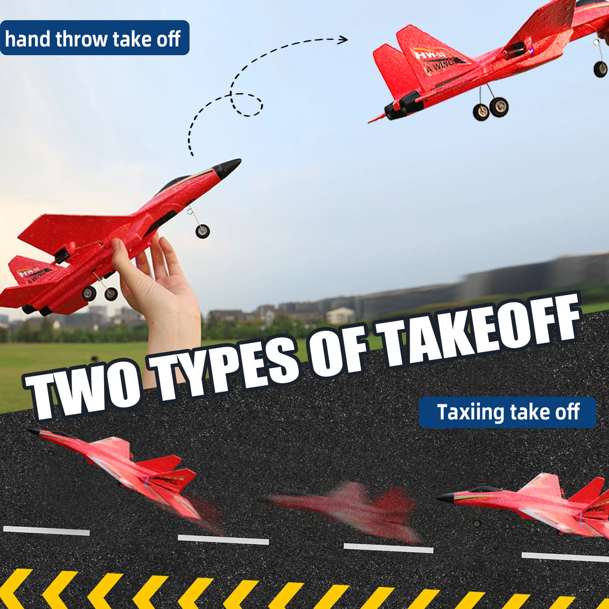 HW33 Remote Control Fighter Jet Plane With 6 Axis Gyroscope