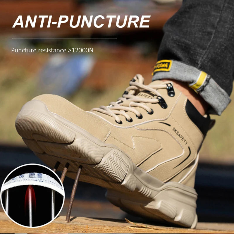 Water Repellent Anti Puncture Industrial Construction Safety Boots