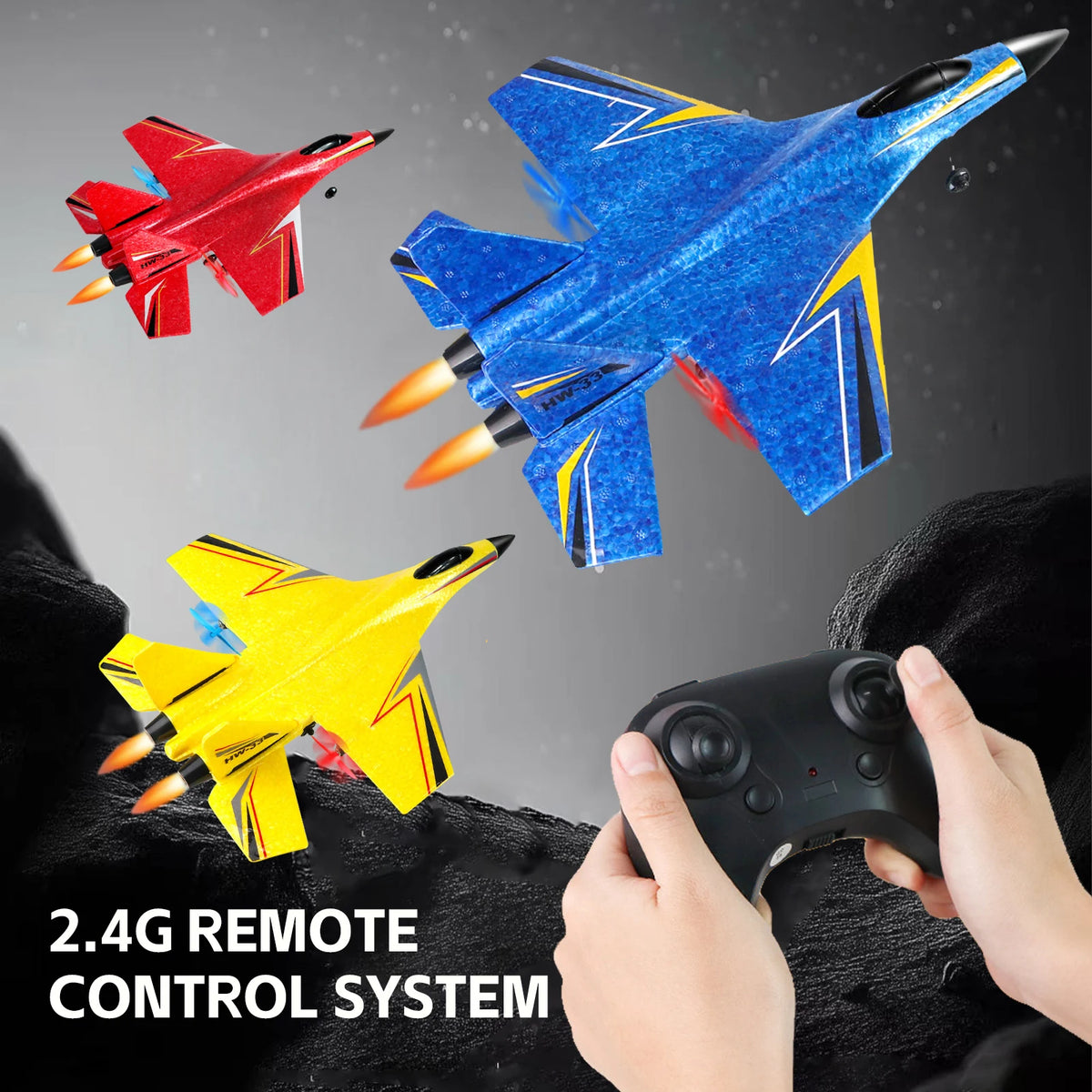 HW33 Remote Control Fighter Jet Plane With 6 Axis Gyroscope