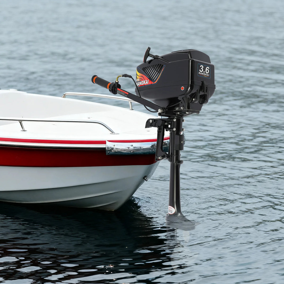Portable 3.6HP Two Stroke Marine Outboard Motor for Fishing Boats