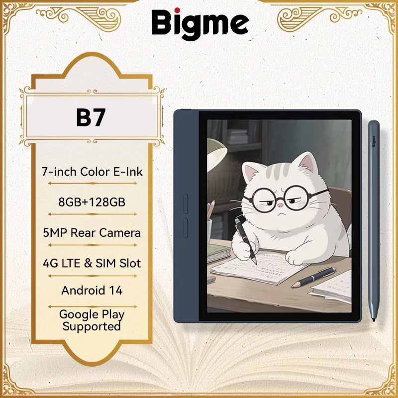 BIGME Color E Ink Ereader With Android And Handwriting Support