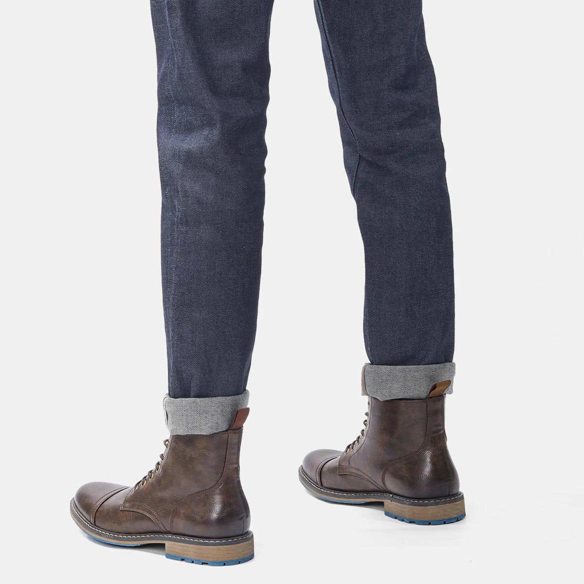Hecrafted Mens Fashion Ankle Boots With Comfortable Zip Closure