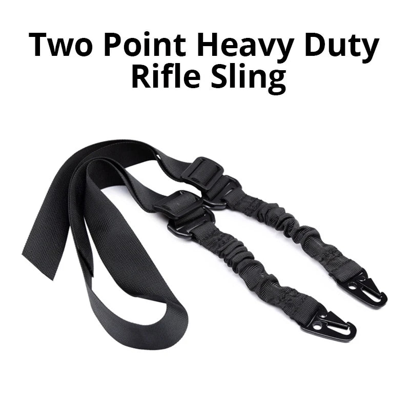 Tactical Two Point Bungee Rifle Sling Shoulder Strap for Hunting