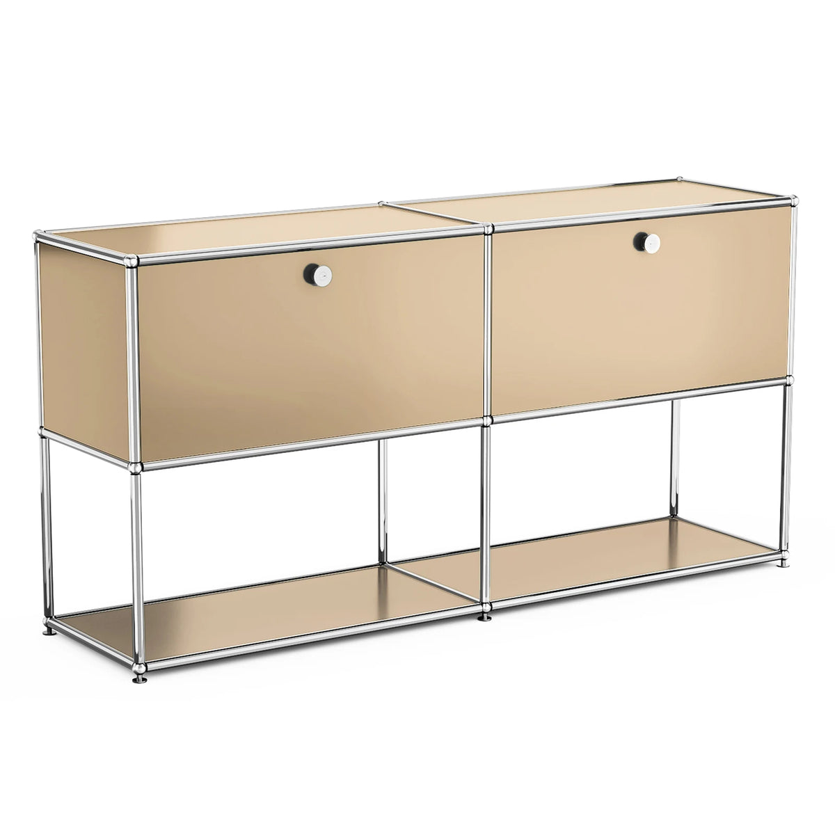 Modular Office File Cabinet Stainless Steel Frame Lockable Storage Cabinet Multi‑Color Options for Home & Office