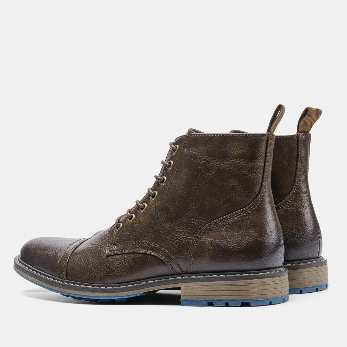 Hecrafted Mens Fashion Ankle Boots With Comfortable Zip Closure