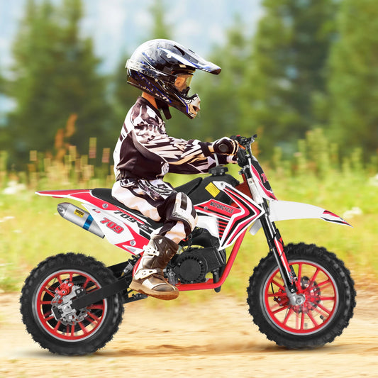 Gas Powered Kids Off Road Dirt Bike With Disc Brakes