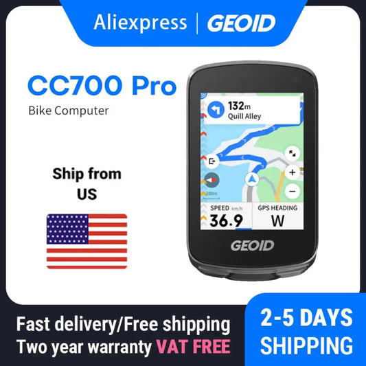 GEOID CC700 Pro GPS Bicycle Computer With Touchscreen Navigation