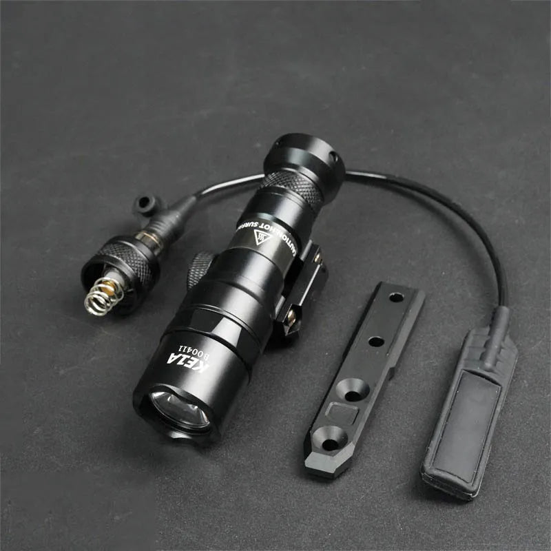 SF M600B M600C Tactical M600 M300 Surefi Flashlight M-system/20MM Rail Install Gun Light Airsoft Hunting Gear Lamp Set