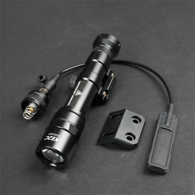 SF M600B M600C Tactical M600 M300 Surefi Flashlight M-system/20MM Rail Install Gun Light Airsoft Hunting Gear Lamp Set