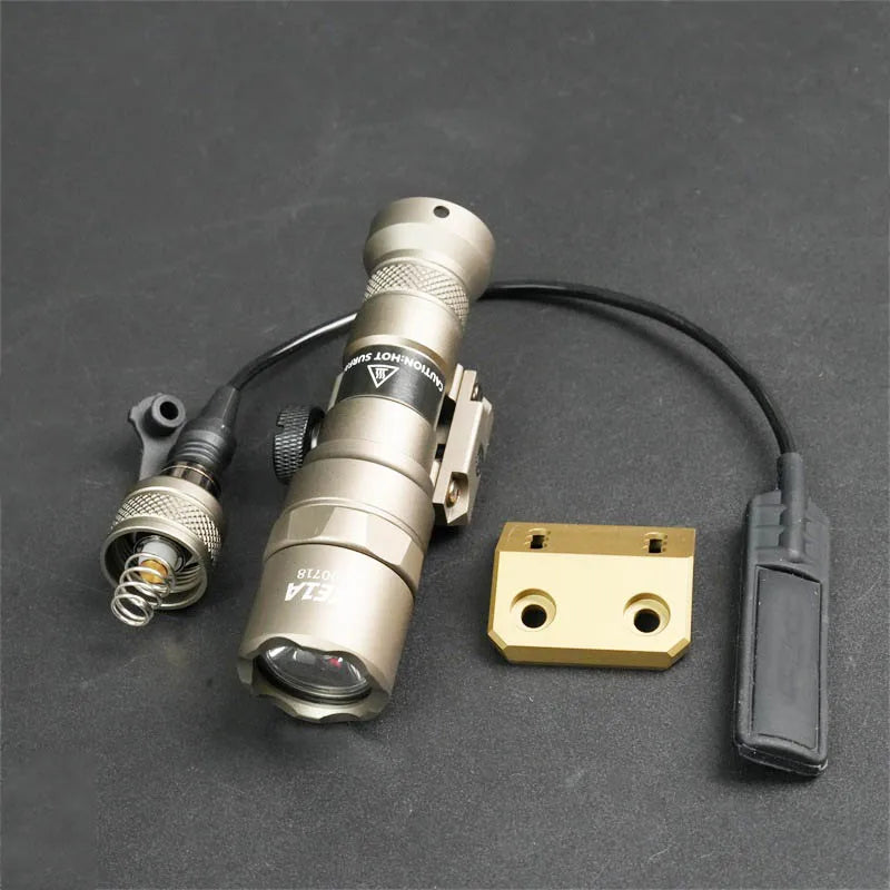 SF M600B M600C Tactical M600 M300 Surefi Flashlight M-system/20MM Rail Install Gun Light Airsoft Hunting Gear Lamp Set