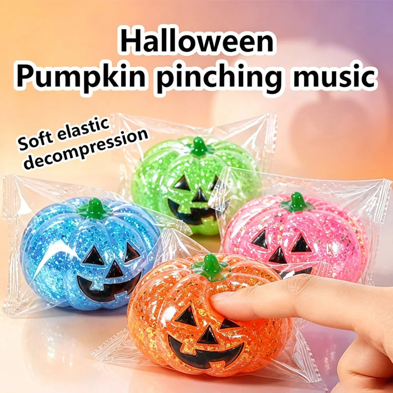 Halloween Pumpkin Squishy Toy Slow Rebound Stress Relief Ball Fidget