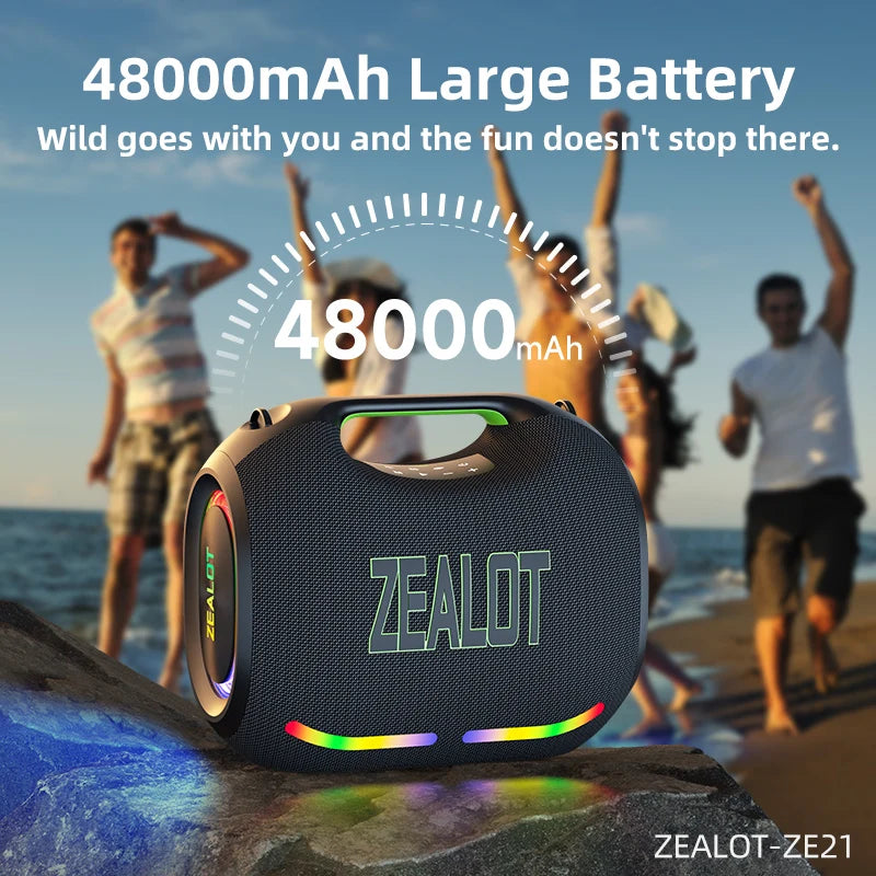 Zealot Portable Bluetooth Speaker Waterproof HiFi Wireless Audio System
