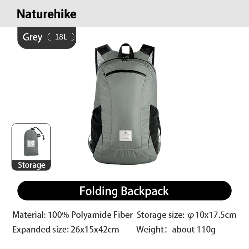 Naturehike Lightweight Foldable Waterproof Hiking Backpack for Outdoor Travel