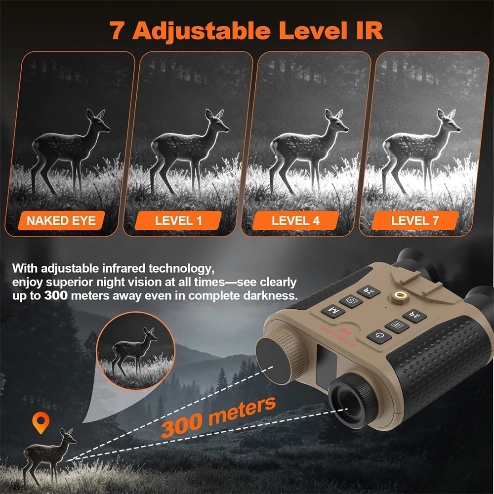 GTMEDIA V6 Infrared Night Vision Binoculars With 4K Recording