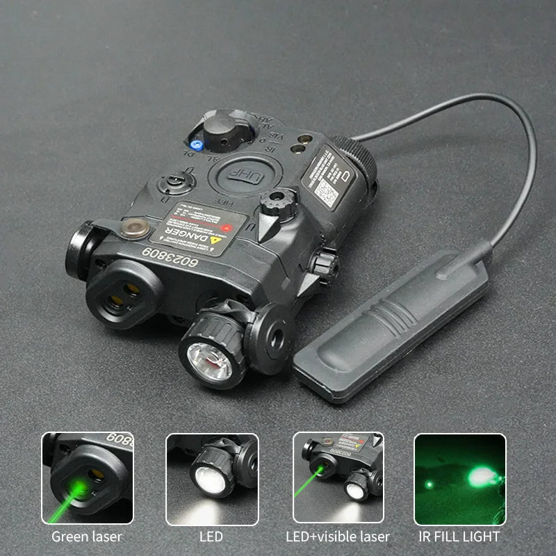 Tactical PEQ15 Green Red Laser Airsoft PEQ-15 IR Laser OR IR Fill Light Version Aiming Pointer IR Laser Flashlight