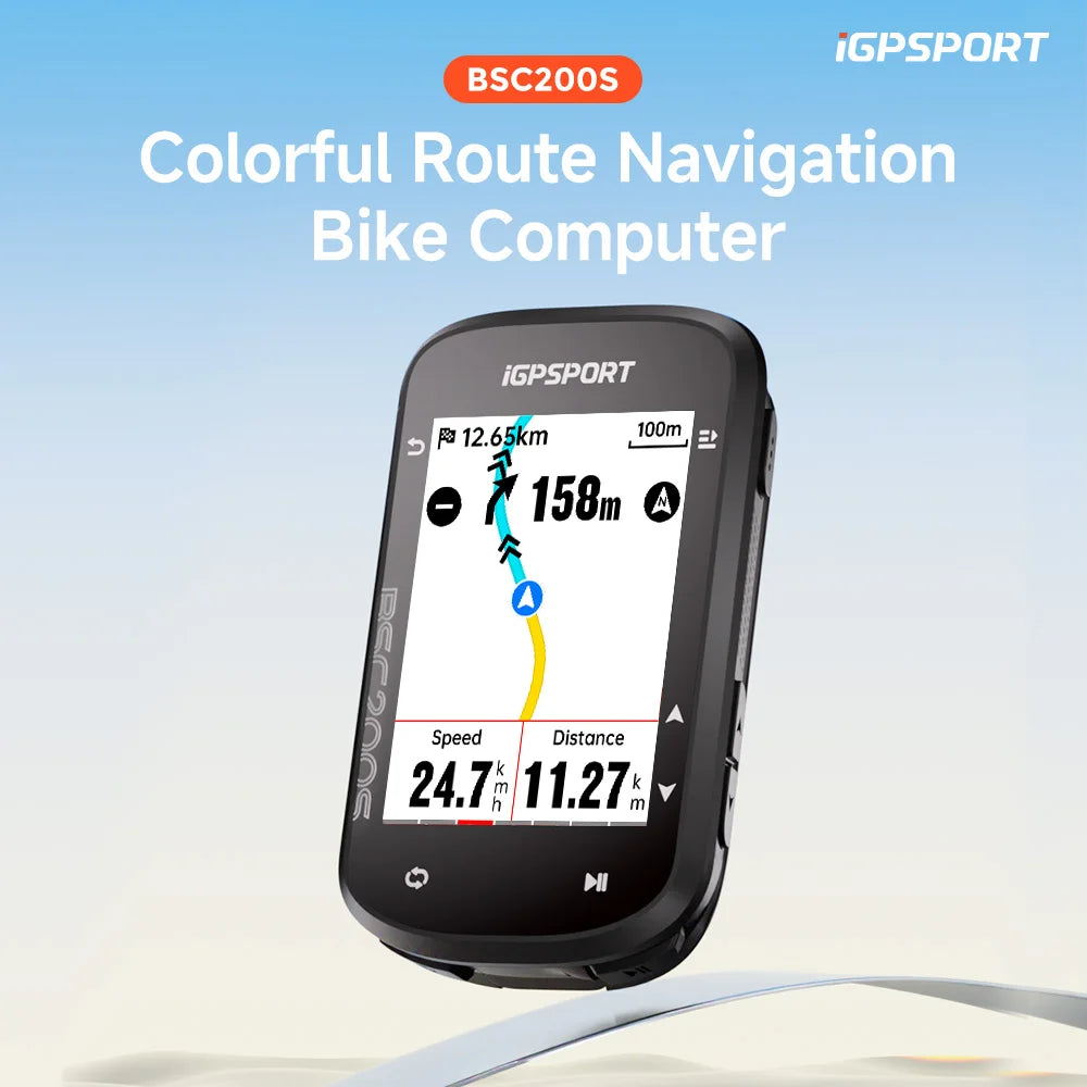 iGPSPORT BSC200S GPS Bike Computer With Route Navigation
